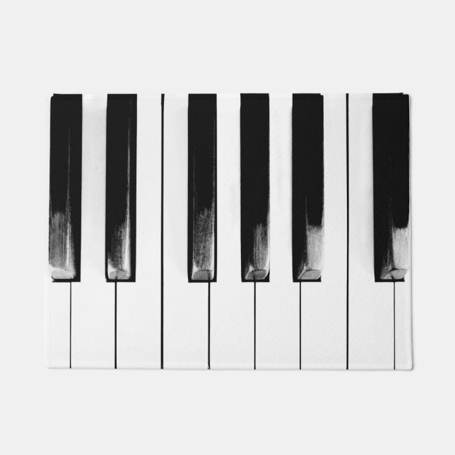 Old Piano Keys Funny Cool Deurmat (Voorkant)