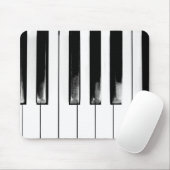Old Piano Keys Funny Cool Muismat (Met muis)