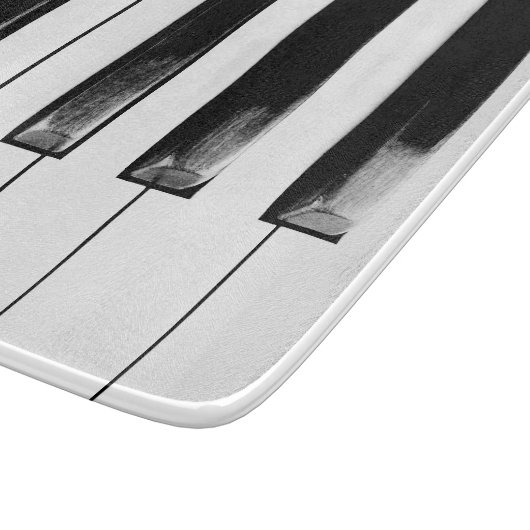 Old Piano Keys Funny Cool Snijplank (Hoek)