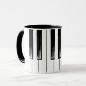 Old Piano Keys Mok (Voorkant links)