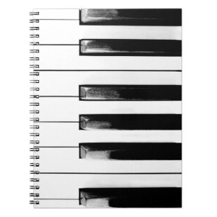 Old Piano Keys Notitieboek