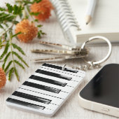 Old Piano Keys Sleutelhanger (Voorkant Rechts)