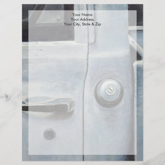 Old Pickup Truck Briefhoofd (Voorkant)