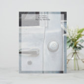 Old Pickup Truck Briefhoofd (Staand voorkant)