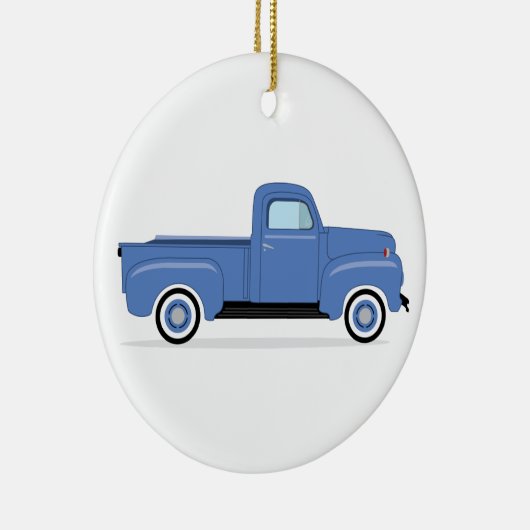 Old Pickup Truck Keramisch Ornament (Rechts)