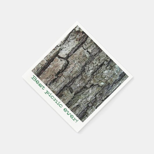 Old Pine Bark Picnic Servetten (Hoek)