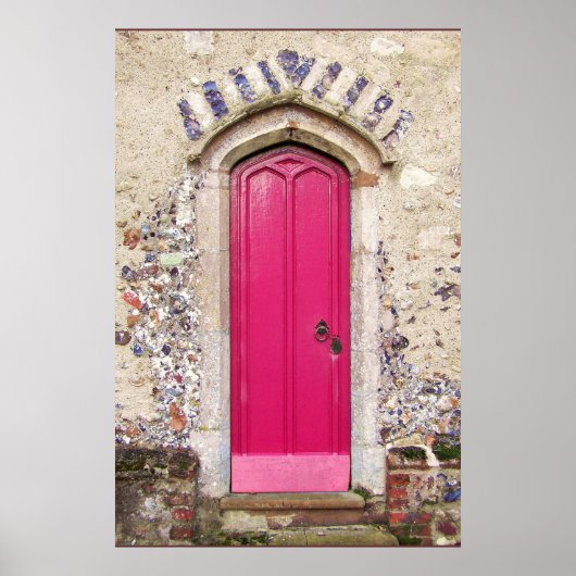 Old Pink Door Poster (Voorkant)