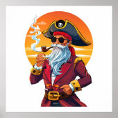 Old pirate captain poster (Voorkant)