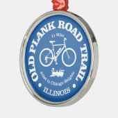 Old Plank Road Trail (fietsen) Metalen Ornament (Links)