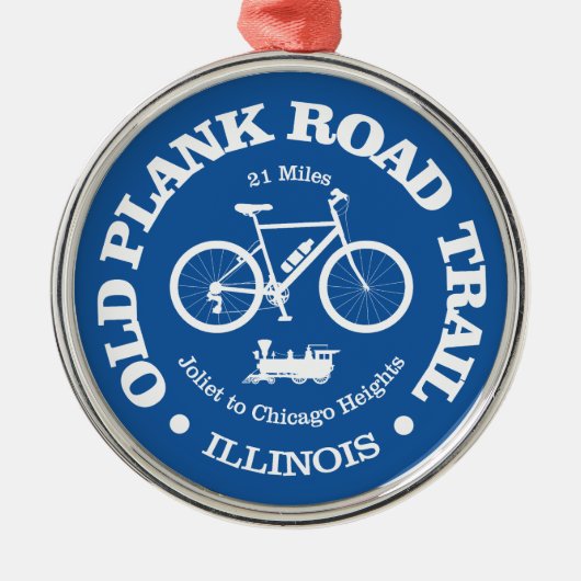 Old Plank Road Trail (fietsen) Metalen Ornament (Voorkant)