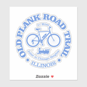 Old Plank Road Trail (fietsen) Sticker