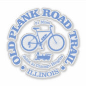 Old Plank Road Trail (fietsen) Sticker (Voorkant)