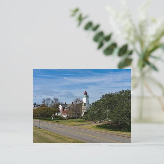 Old Point Comfort Lighthouse - Hampton, Virginia Briefkaart (Staand voorkant)