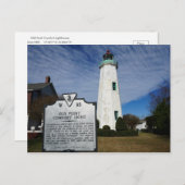 Old Point Comfort Lighthouse - Hampton, Virginia Briefkaart (Voorkant / Achterkant)
