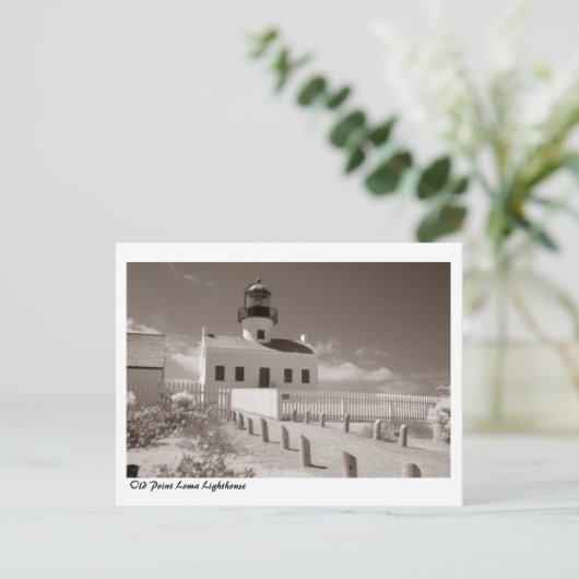 Old Point Loma Lighthouse II Briefkaart (Staand voorkant)