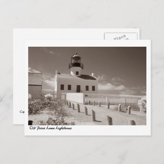Old Point Loma Lighthouse II Briefkaart (Voorkant / Achterkant)