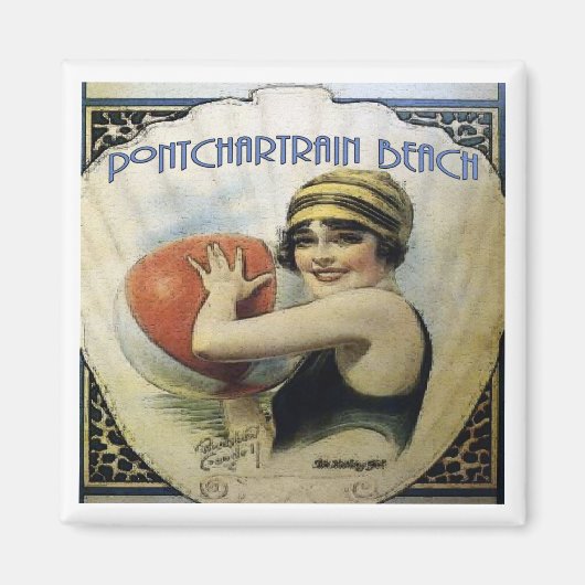 Old Pontchartrain Beach Magneet (Voorkant)