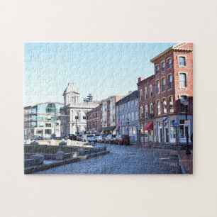 Old Port Portland ME Maine Cobblestone Street Legpuzzel