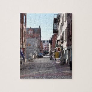 Old Port Portland ME Maine Cobblestone Street Legpuzzel