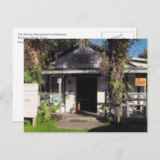 Old Post Kantoor Briefkaart (Voorkant / Achterkant)