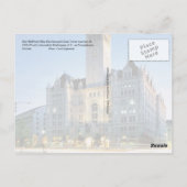Old Post Kantoor Pavilion, Washington DC Briefkaart (Achterkant)