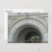 Old Post Kantoor Pavilion Washington DC Briefkaart (Voorkant / Achterkant)