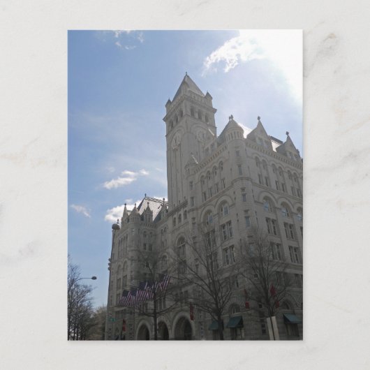 Old Post Kantoor Tower Washington DC 001 Briefkaart (Voorkant)