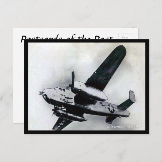 Old Postcard - North American B-25 Mitchell Briefkaart (Voorkant / Achterkant)