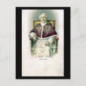 Old Postcard - Pope Leo XIII Briefkaart (Voorkant)