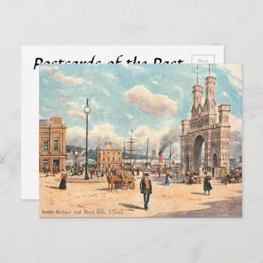Old Postcard - Royal Arch, Dundee, Scotland Briefkaart (Voorkant / Achterkant)