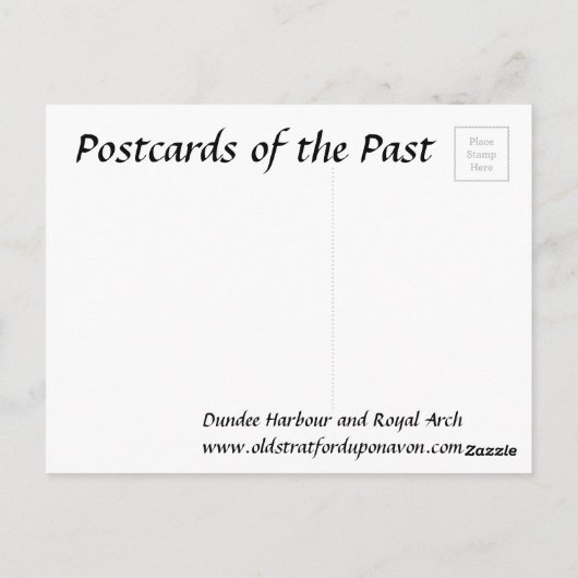 Old Postcard - Royal Arch, Dundee, Scotland Briefkaart (Achterkant)