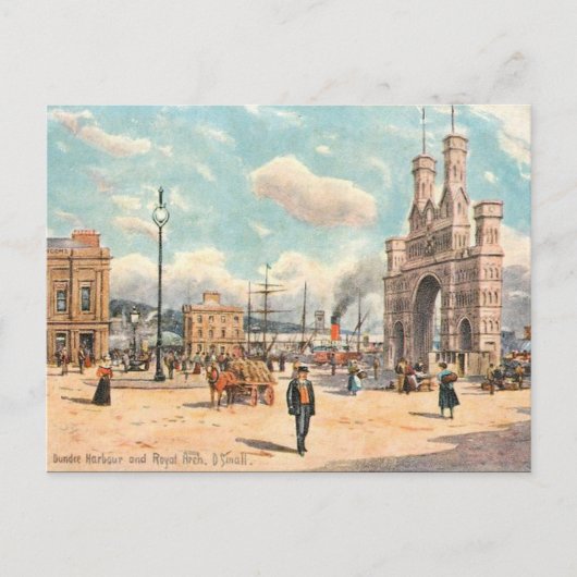 Old Postcard - Royal Arch, Dundee, Scotland Briefkaart (Voorkant)