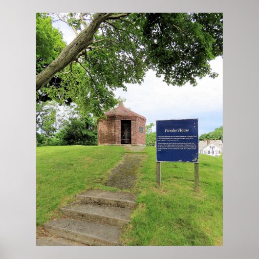 Old Powder House Plymouth MA Poster (Voorkant)