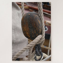 Old pulley boat legpuzzel
