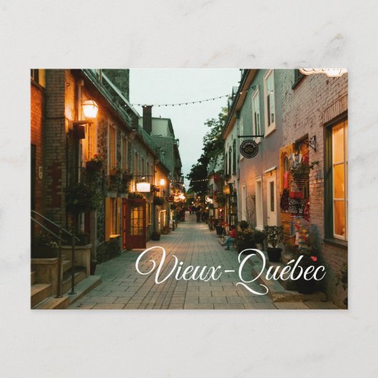 Old Quebec, Canada Briefkaart (Voorkant)