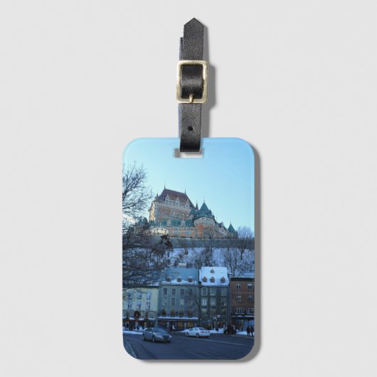 Old Quebec City, Quebec, Canada Bagagelabel (Voorkant (verticaal))