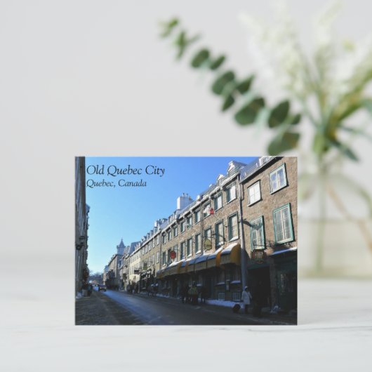 Old Quebec City, Quebec, Canada Briefkaart (Staand voorkant)