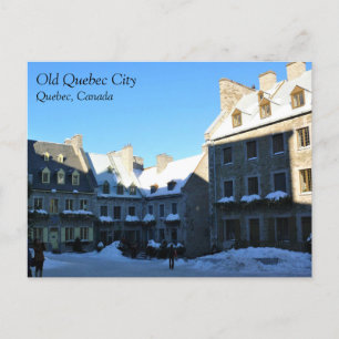 Old Quebec City, Quebec, Canada Briefkaart
