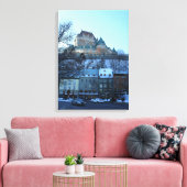 Old Quebec City, Quebec, Canada Canvas Afdruk (Insitu (Woonkamer))