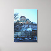 Old Quebec City, Quebec, Canada Canvas Afdruk (Voorkant)