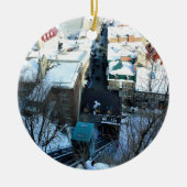 Old Quebec City, Quebec, Canada Keramisch Ornament (Voorkant)