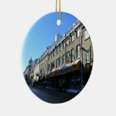 Old Quebec City, Quebec, Canada Keramisch Ornament (Rechts)