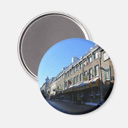 Old Quebec City, Quebec, Canada Magneet (Voorkant / Achterkant)