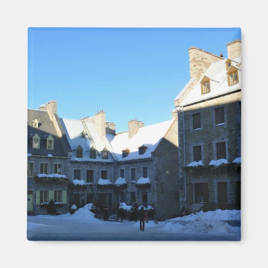 Old Quebec City, Quebec, Canada Magneet (Voorkant)