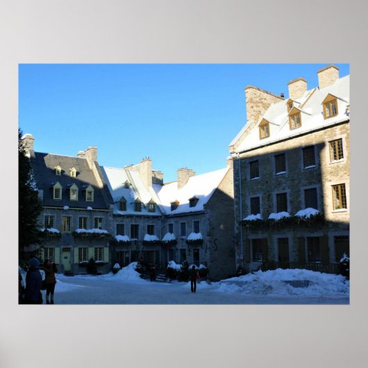 Old Quebec City, Quebec, Canada Poster (Voorkant)