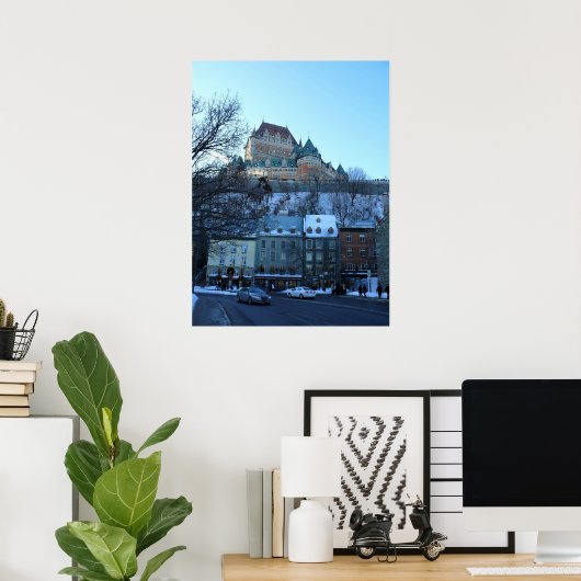 Old Quebec City, Quebec, Canada Poster (Thuiskantoor)