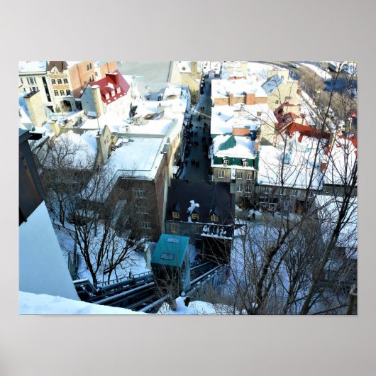 Old Quebec City, Quebec, Canada Poster (Voorkant)