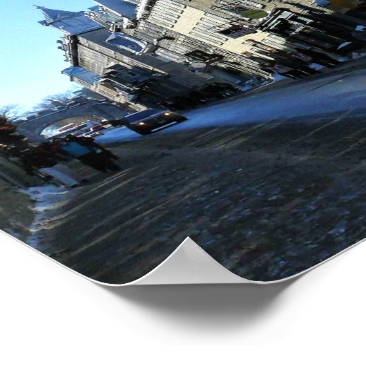 Old Quebec City, Quebec, Canada Poster (Hoek)