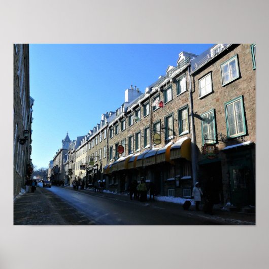 Old Quebec City, Quebec, Canada Poster (Voorkant)