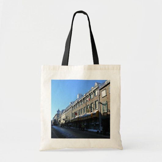 Old Quebec City, Quebec, Canada Tote Bag (Voorkant)